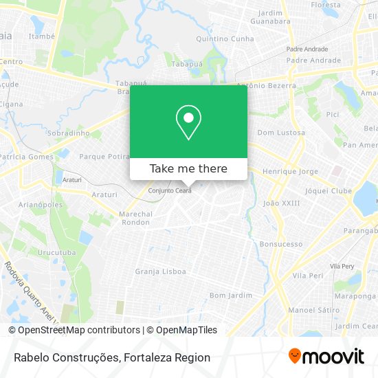 Rabelo Construções map