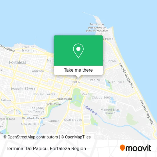 Terminal Do Papicu map