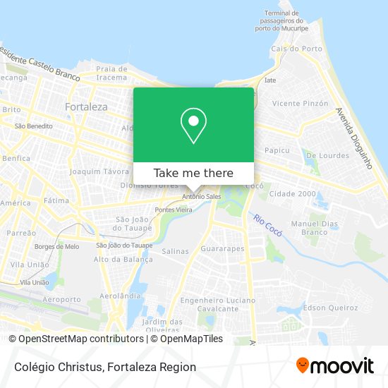 Colégio Christus map