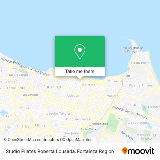 Studio Pilates Roberta Lousada map