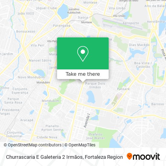 Churrascaria E Galeteria 2 Irmãos map