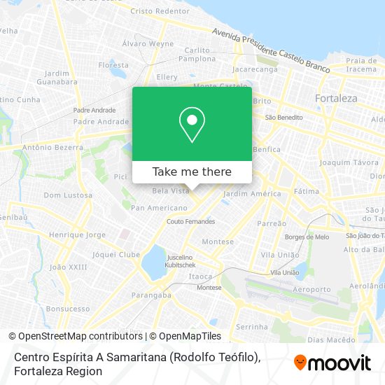 Centro Espírita A Samaritana (Rodolfo Teófilo) map