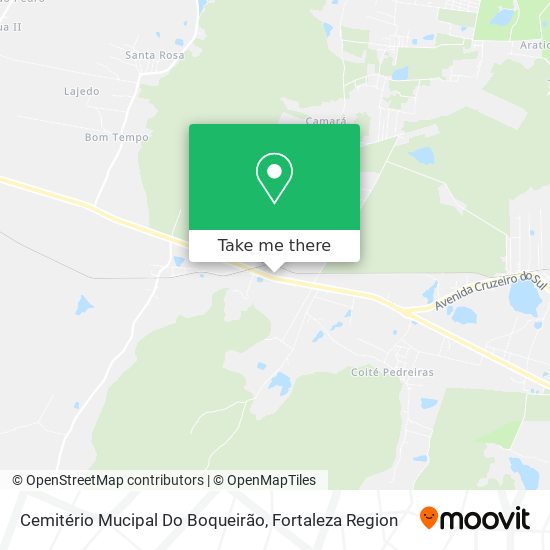 Cemitério Mucipal Do Boqueirão map