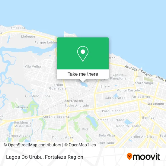 Lagoa Do Urubu map