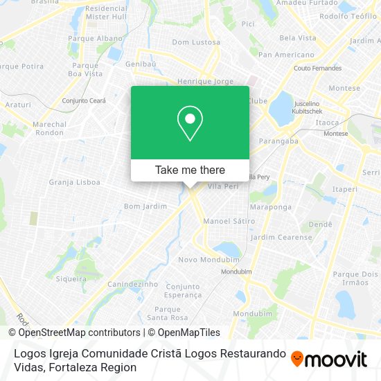 Logos Igreja Comunidade Cristã Logos Restaurando Vidas map