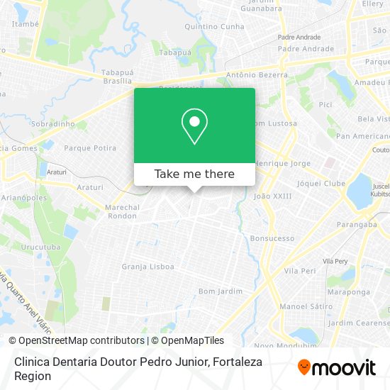 Clinica Dentaria Doutor Pedro Junior map