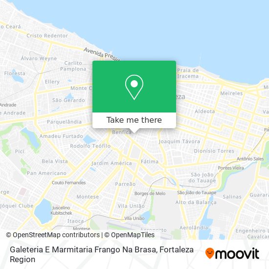 Galeteria E Marmitaria Frango Na Brasa map