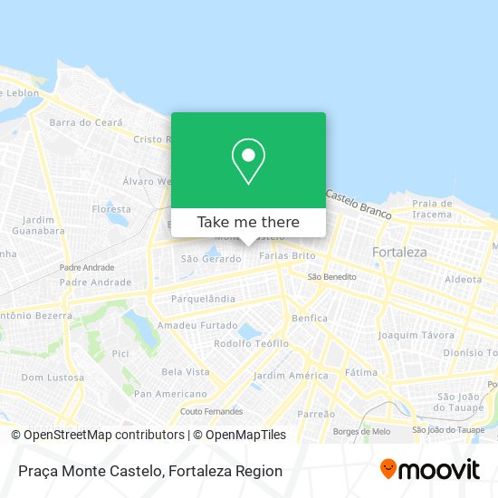 Praça Monte Castelo map