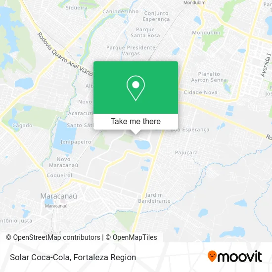 Solar Coca-Cola map