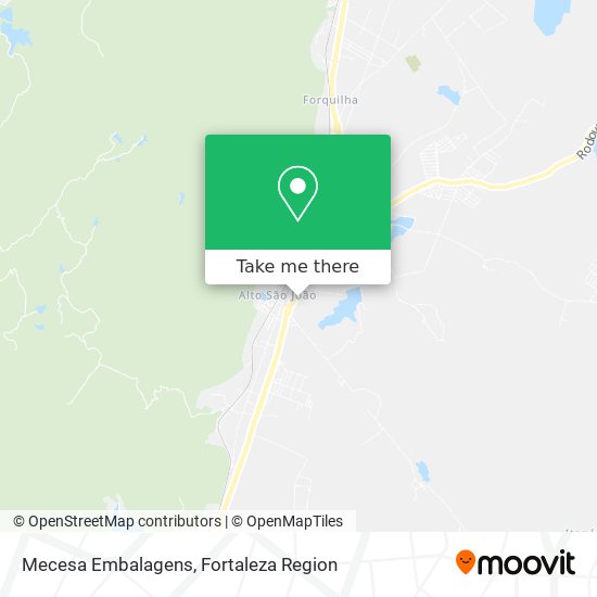 Mecesa Embalagens map