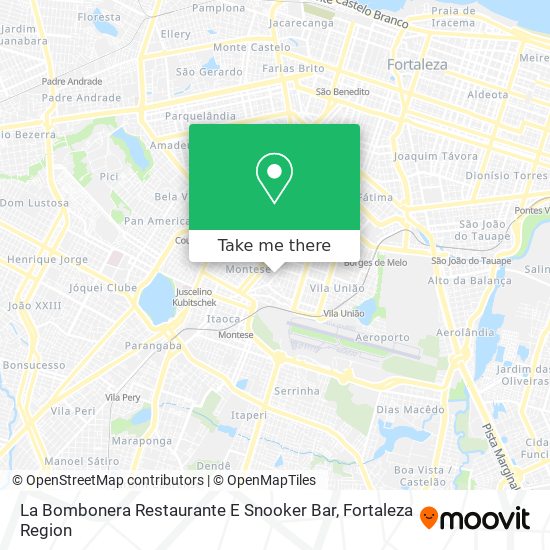 La Bombonera Restaurante E Snooker Bar map