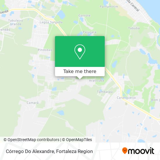 Córrego Do Alexandre map