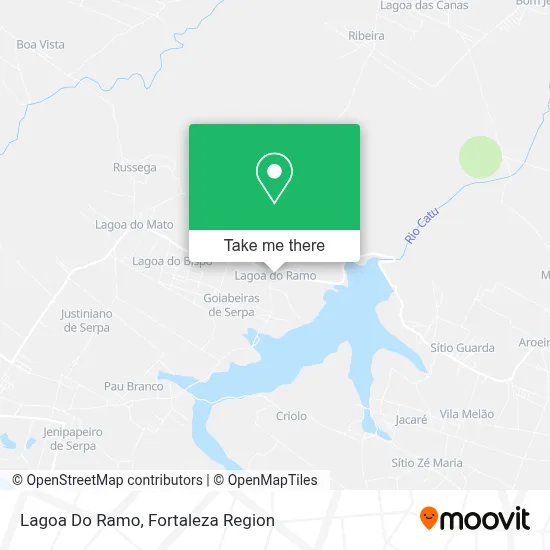 Lagoa Do Ramo map