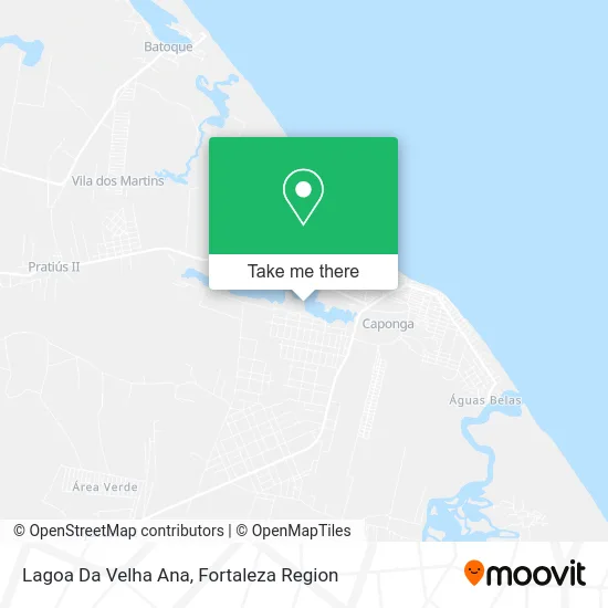 Lagoa Da Velha Ana map