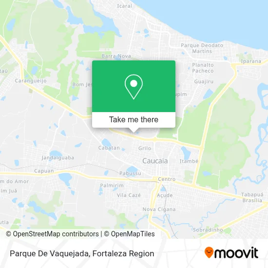 Parque De Vaquejada map
