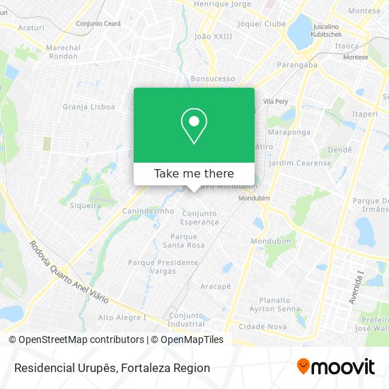 Residencial Urupês map