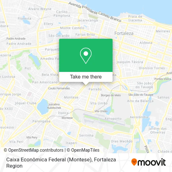 Caixa Econômica Federal (Montese) map