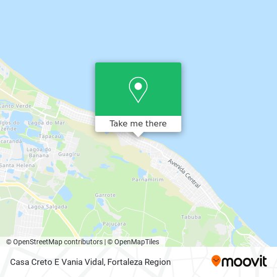 Casa Creto E Vania Vidal map