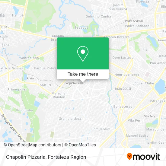 Chapolin Pizzaria map