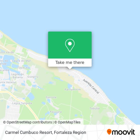 Carmel Cumbuco Resort map