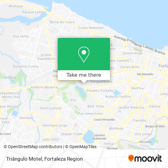 Triângulo Motel map