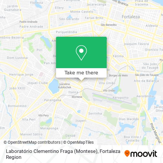 Laboratório Clementino Fraga (Montese) map