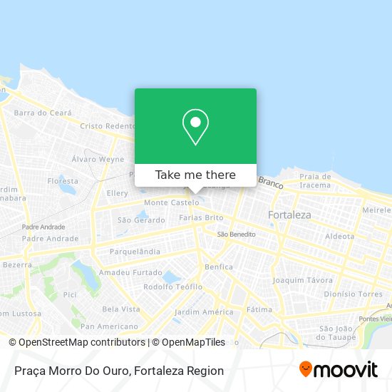 Mapa Praça Morro Do Ouro