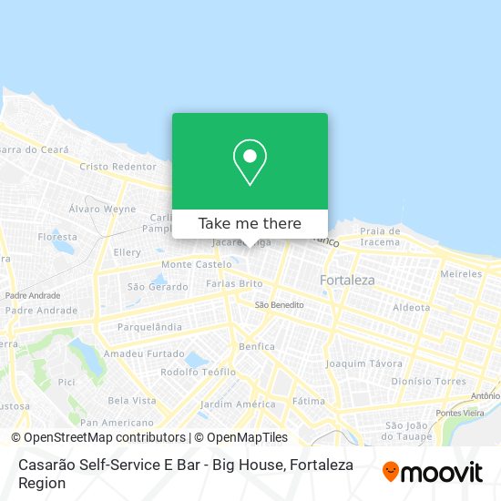 Casarão Self-Service E Bar - Big House map