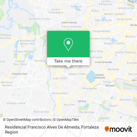 Residencial Francisco Alves De Almeida map