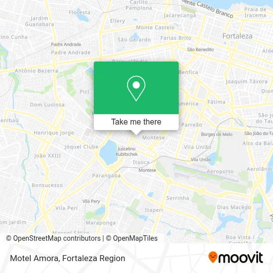 Motel Amora map