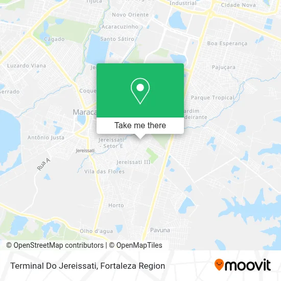 Terminal Do Jereissati map