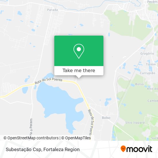 Subestação Csp map