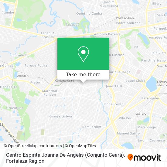 Centro Espirita Joanna De Angelis (Conjunto Ceará) map