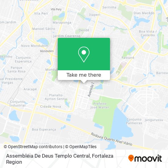 Assembléia De Deus Templo Central map