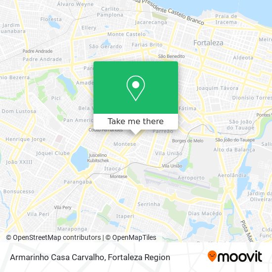 Armarinho Casa Carvalho map