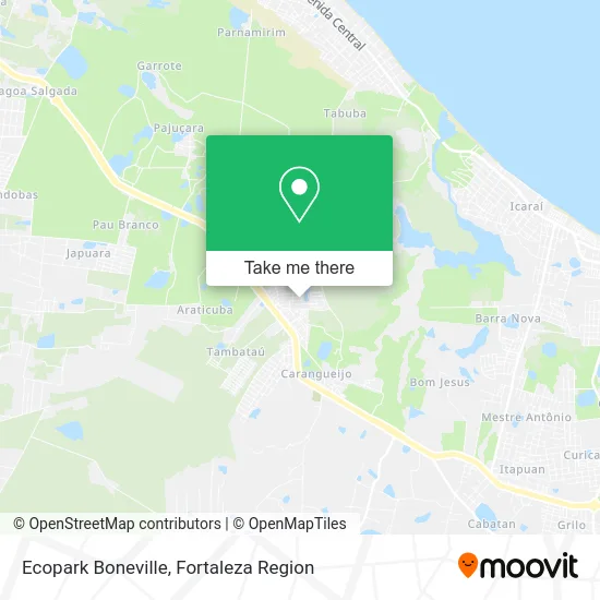 Ecopark Boneville map
