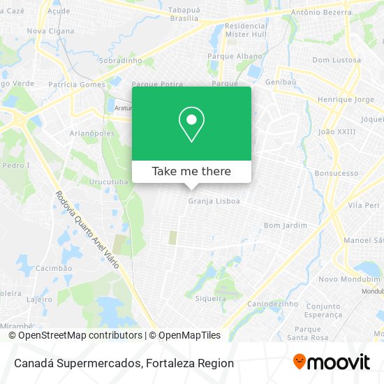 Mapa Canadá Supermercados