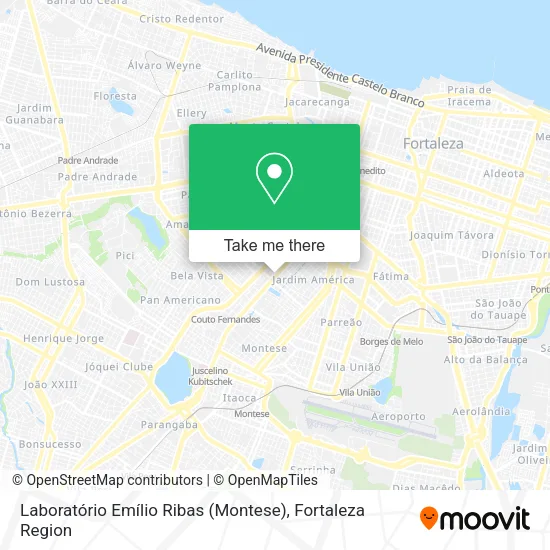 Laboratório Emílio Ribas (Montese) map