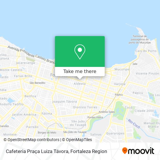 Cafeteria Praça Luiza Távora map