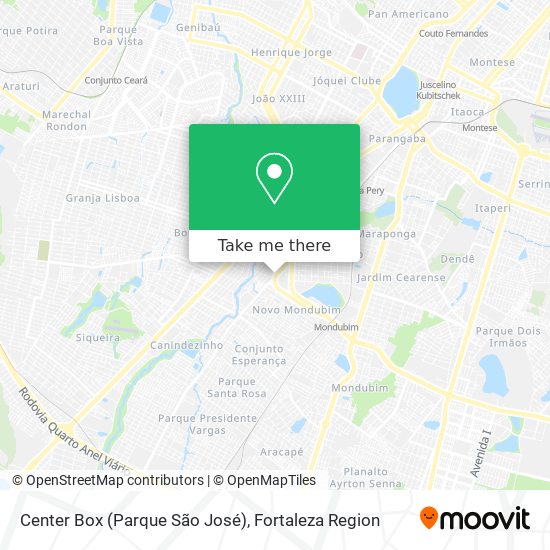 Mapa Center Box (Parque São José)