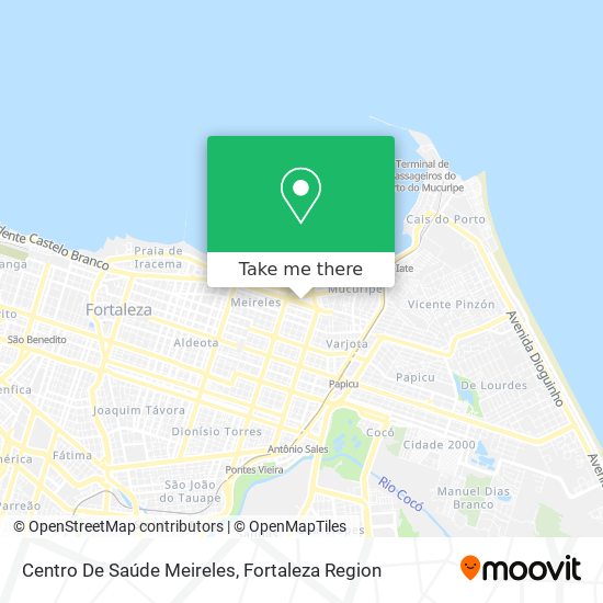 Centro De Saúde Meireles map