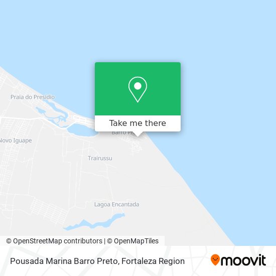Pousada Marina Barro Preto map