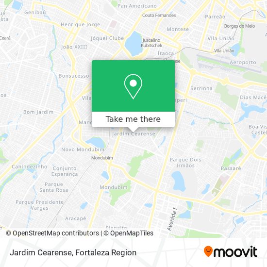 Jardim Cearense map