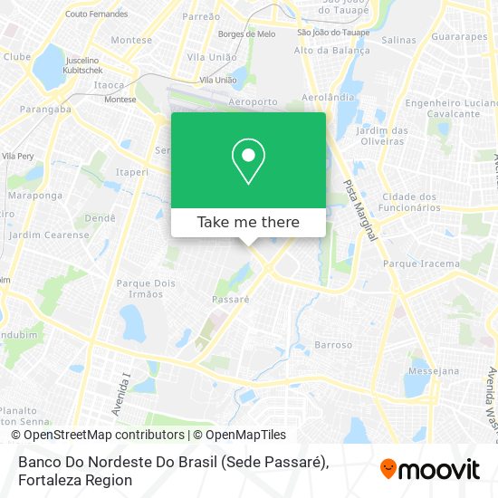 Banco Do Nordeste Do Brasil (Sede Passaré) map