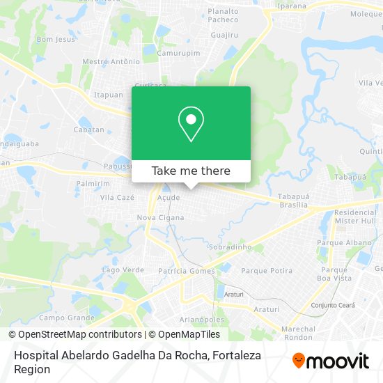 Hospital Abelardo Gadelha Da Rocha map