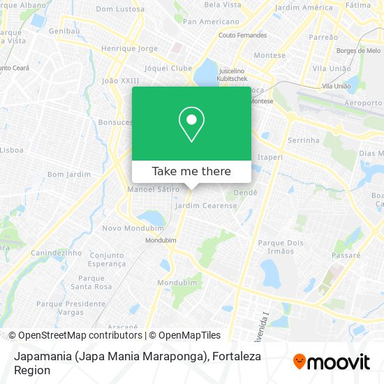 Japamania (Japa Mania Maraponga) map
