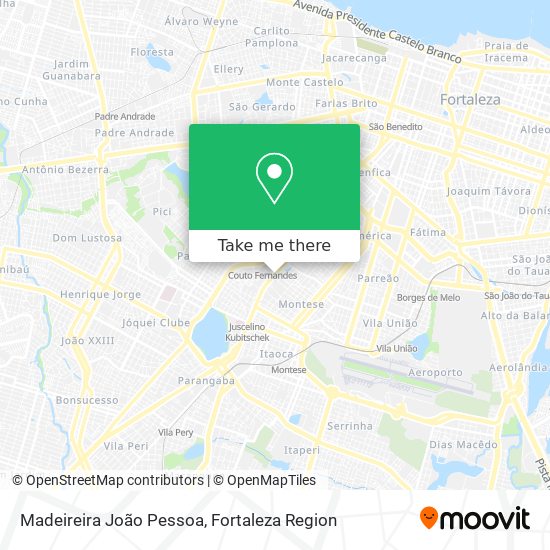 Madeireira João Pessoa map