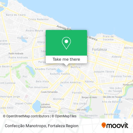 Confecção Manotropo map