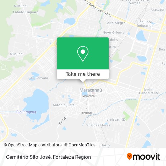 Mapa Cemitério São José