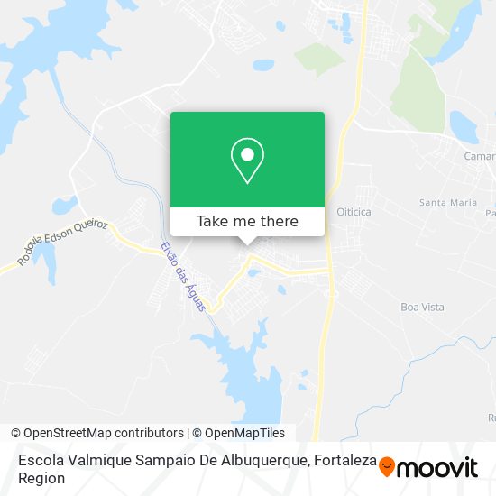 Mapa Escola Valmique Sampaio De Albuquerque